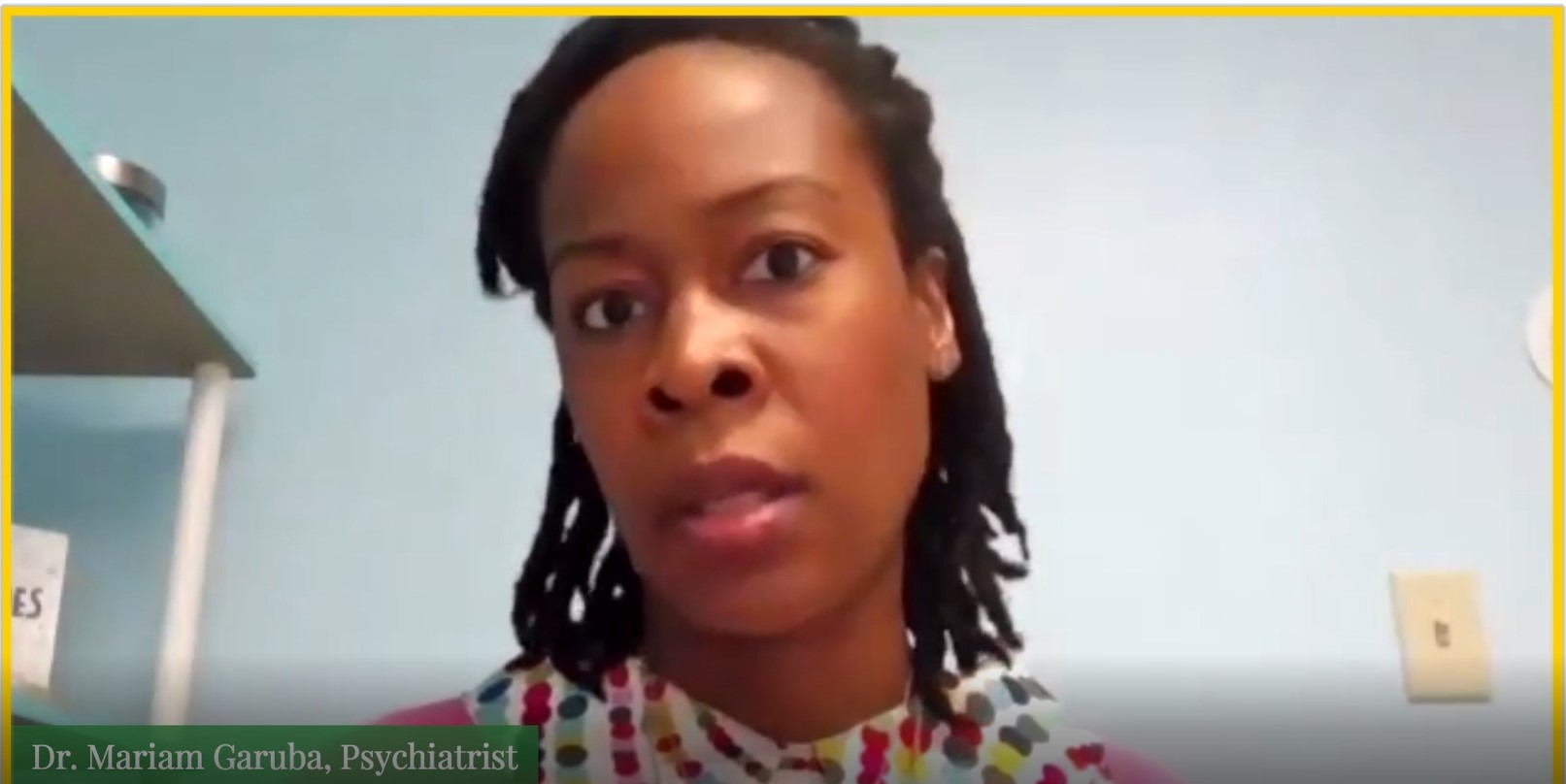 psychiatric services provider Dr. Mariam Garuba